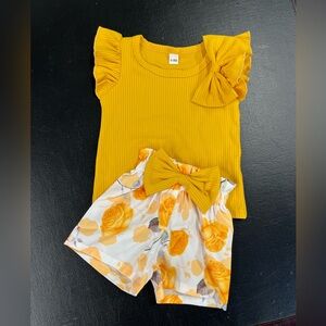 Baby girl’s top & shorts set